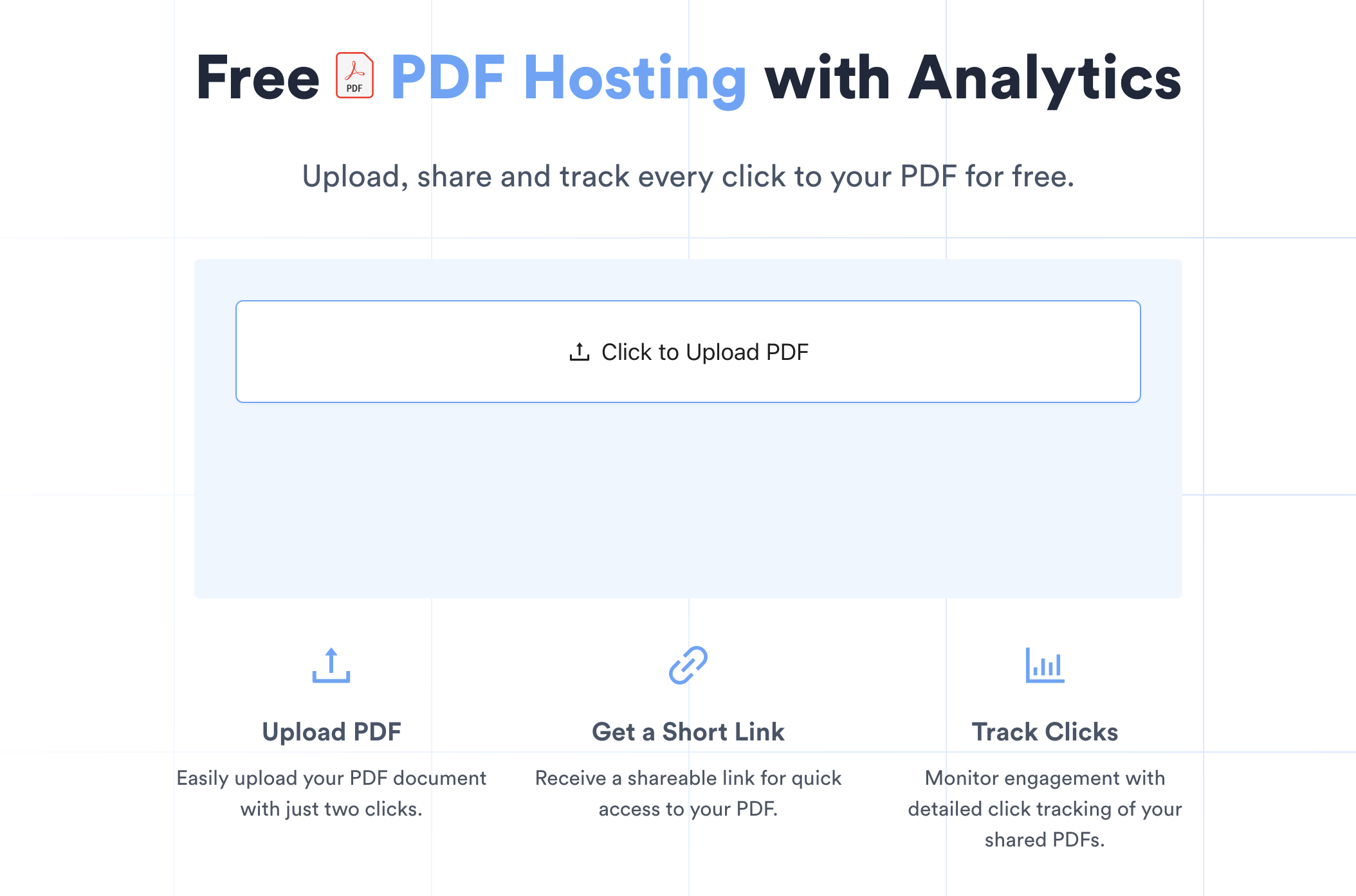 Free PDF Hosting with Analytics